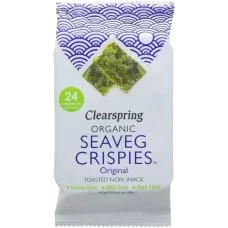 CLEARSPRING ВОДОРОСТІ МОРСЬКІ ХРУСТКІ ОРГ. 4 г